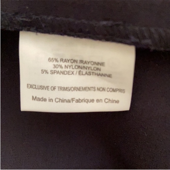 $398 Tory Burch NWT Navy Blue Sonia Dress Buttons & White Trim Belt sz XL - Picture 8 of 8